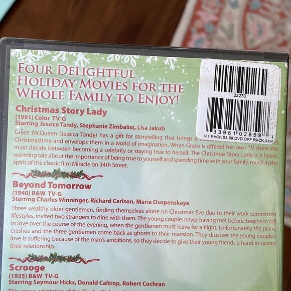 New in packaging DVD a of  4 Christmas movies including The Christmas Story Lady - Picture 3 of 6